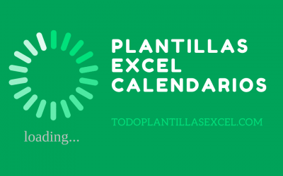 Plantillas Excel Calendarios