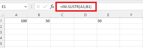 Formula Im.sustr