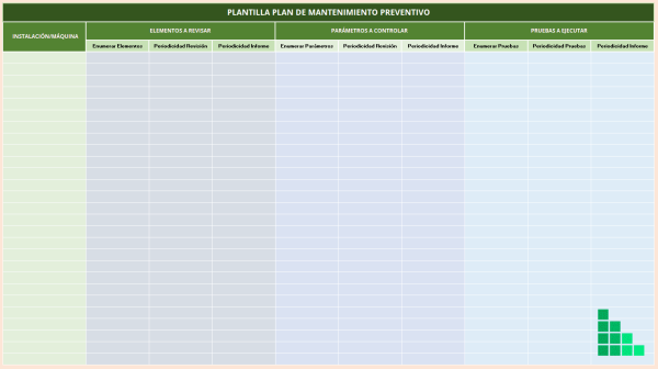 Comprar Plantilla Plan Mantenimiento Preventivo - Imagen 2